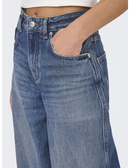 Jean Barrel Dark Bleu Denim ONLTAYLOR Longueur 32 ONLY - 4 | ABAJO